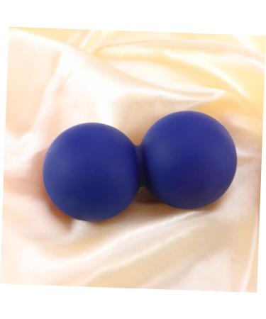 Frcolor Peanut Massage Ball - Dual Lacrosse & Yoga Fascia Roller for Whole Body Relaxation - Medium Blue - Buy Online on GoSupps.com