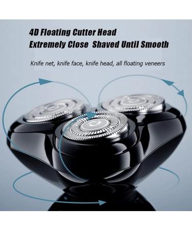 Buy Head Shavers for Bald Men - Rechargeable Electric Face & Beard Trimmer | 4D Floating Cutter Dry & Wet Use - Buy Online on GoSupps.com