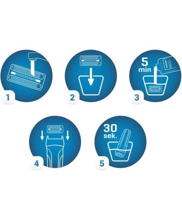 Wessper Shaver Cleaner Fluid Refill for Braun Clean and Renew Cartridge for Braun Stations 3 5 7 & 9 Series 2L Mint - Buy Online on GoSupps.com