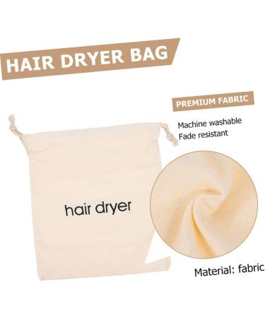 Baluue 20 Pcs Hair Dryer Storage Bag Portable Dryer Travel Hair Dryer Traveling Makeup Bag Beige Fabric - Buy Online on GoSupps.com