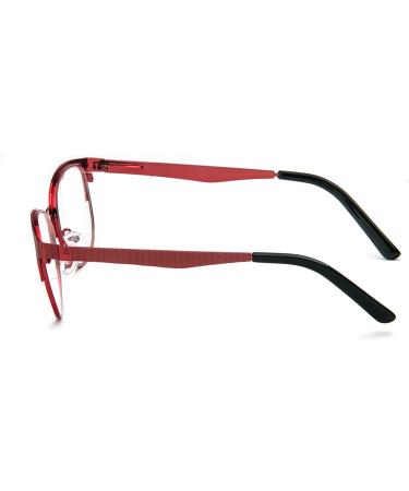 Bifocal Reading Glasses Women Blue Light Blocking Reader Purple Red 2.50 - Buy Online on GoSupps.com