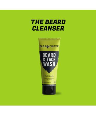 Beardinator Face & Beard Wash for Men | Chemical-Free 100ML | Cleans Dirt & Oil - Buy Online on GoSupps.com