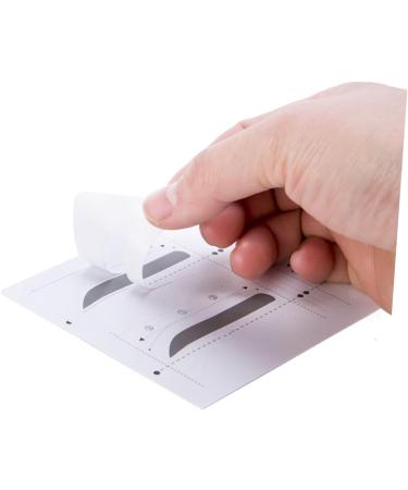 Housoutil 12pcs 48 Eyebrow Card Eyebrow Shaping Stencils Eyebrow Stencil Kit Eyebrow Template Eyebrow Stickers - Buy Online on GoSupps.com