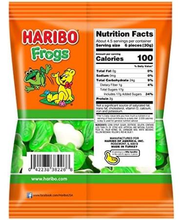 Haribo Frogs Gummi Candy 142 g - Buy Online on GoSupps.com