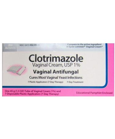 Clotrimazole Vaginal USP 1% Cream - 45 Gm