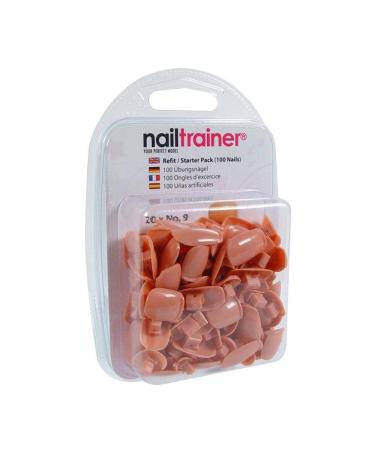 Essential Nails Practice Nails for Practice and Improvement Pack of 20 x 5