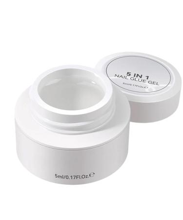 5-in-1 Hard Nail Glue: Multi-purpose builder gel adhesive strong hold fast drying finishing long-lasting solution for nail extensions and sculpting repair formula - Buy Online on GoSupps.com