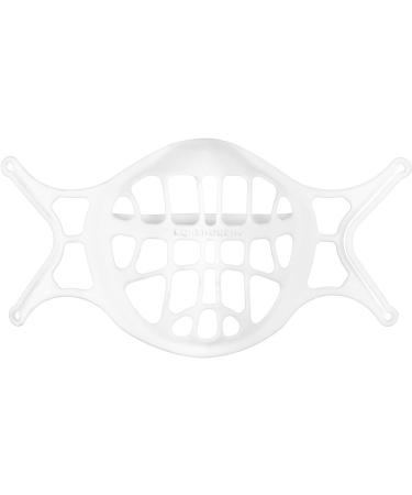 3D Mask Bracket Silicone 3D Breath Support For Face Covering Reusable Face Bracket Inner Support Frame For More Breathing Space Cool Breathe Cup For Nose Breathing Smoothly White - Buy Online on GoSupps.com
