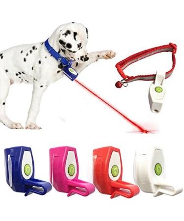 Pet Mini Collar Pointer Toy Plastic ABS Funny Toilet Shape Light Pet Dog Fat Cat Training Toy (without Collar) (Red) - Buy Online on GoSupps.com