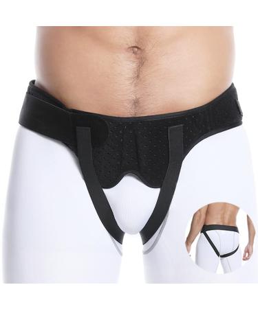 Hernia G rtel Binder for Single/Double Inguinal or Sport Hernia Hernia Support Brace for men for women pain relief recovery strap with 2 removable compression pads comfortable material (m)