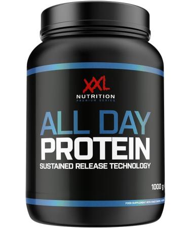 XXL Nutrition All Day Protein 80 Protein Protein powder Protein powder Protein shake Protein Shake Whey Protein Various Flavors Banana 1000 Grams 25 shakes - Buy Online on GoSupps.com