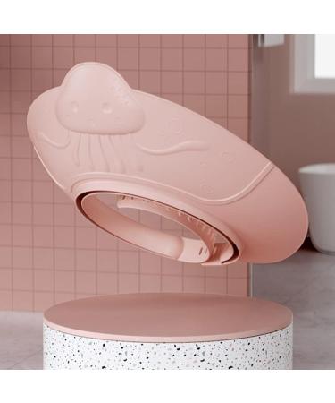 Baby Shower Cap - Silicone Adjustable Bathing Visor for Kids (Pink Jellyfish, 6 Months-12 Years) - Buy Online on GoSupps.com