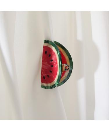 Watermelon Hair Clips: Small Claw Clips for Girls & Women | Acetate Hair Accessories - Buy Online on GoSupps.com