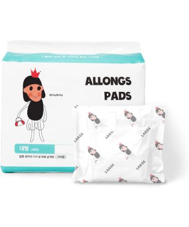 Winged Women's Sanitary Pad (Large) Unscented - Korean Absorbent Regular Size Napkins - Buy Online on GoSupps.com