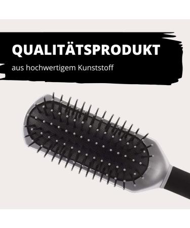 Parsa Beauty Trend Line Long Narrow Hairbrush - Silver | All-Round Styling Tool for Tangle-Free Hair | Daily Use Hair Brush with Plastic Pins - Buy Online on GoSupps.com