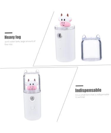 minkissy Portable Hydrating Facial Mister Small Humidifier for Skin Care Cool Nano Mist Sprayer Cartoon Design for Daily Hydration and Moisturizing The Go 3.8x3.8x10.8cm - Buy Online on GoSupps.com