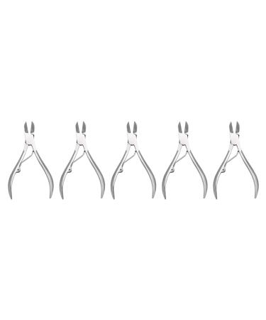 Kikolufy 5X Professional Feet Toe Nail Clippers Trimmer Cutters Paronychia Nippers Podiatry Stainless Foot Care Tools