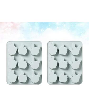 Alipis 2pcs Silicone Molds Baking 3D Silicone Ice Cube Molds Bakery Silicone Fondant Molds Cake Mold Fudge - Buy Online on GoSupps.com