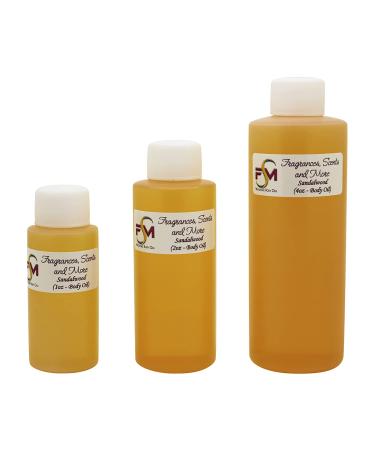 Sandalwood Fragrance Oil - 1 Fl Oz Plastic Bottle (30ml) 1 Fl Oz (Pack of 1)