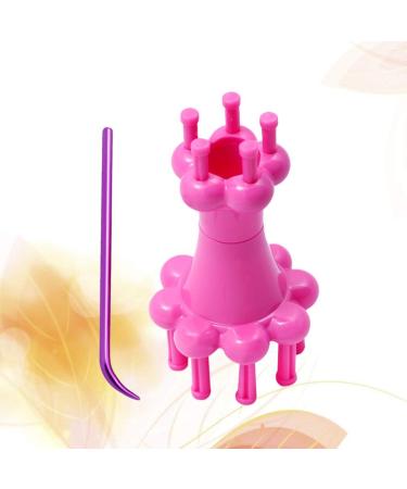 Healifty 2pcs Knit Spool Loom Set - Knitting Yarn Wool Rope Hook for Scarves, Straps & Crafts - DIY Braider Tool - Buy Online on GoSupps.com