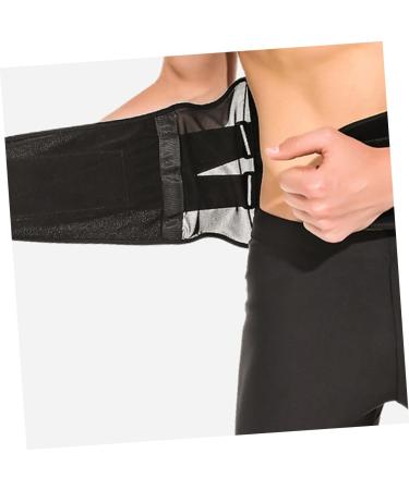 Buy Protection Sports Back Support Brace for Home Fitness - Breathable Nylon Support for Men & Women - 110x22CM - Black - Buy Online on GoSupps.com