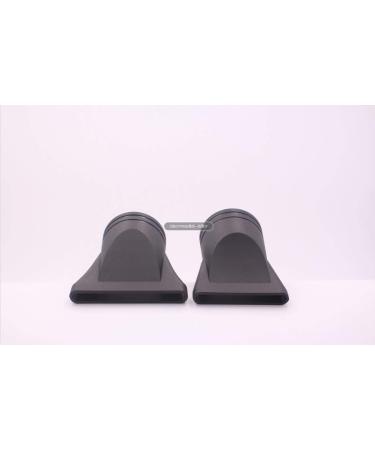2PCS Black Plastic Salon Hair Dryer Nozzle Replacement Narrow Concentrator Blow Dryer Attachment for Outer Diameter 4.2cm-4.6cm - Buy Online on GoSupps.com