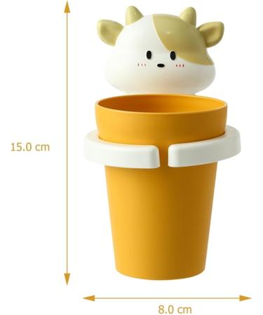 DIGJOBK Toothbrush Cup Set | Stylish Toothbrush Holder & Mouthwash Cup for Home & Travel | Durable & Easy to Clean - Buy Online on GoSupps.com