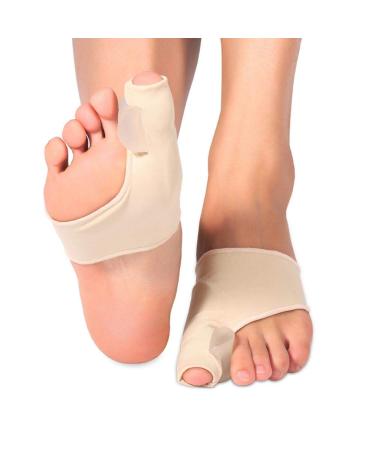 Bunion Corrector Big Toe Straightener with Gel Pads Toe Splints Bunion Splint Support Protectors Sleeve for Hammer Overlapping Toes Hallux Valgus