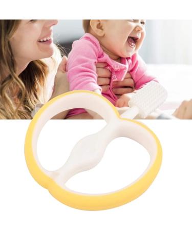 Silicone Toothbrush Training Oral Care Teeth Cleaning Brush Fruit Shape Infants Baby(yellow) - Buy Online on GoSupps.com