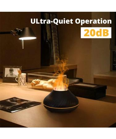 Marzius Flame Aroma Diffuser & Humidifier | 7 Color Night Light | Essential Oil Diffuser for Home Bedroom Yoga Office | Waterless Auto-Power-Off (White) - Buy Online on GoSupps.com