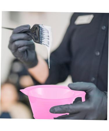 9-Piece Hair Color Mixing Bowls Set - Soft Plastic Dyeing & Bleaching Cups for Salon & Home Use (Pink 16x14cm) - Buy Online on GoSupps.com