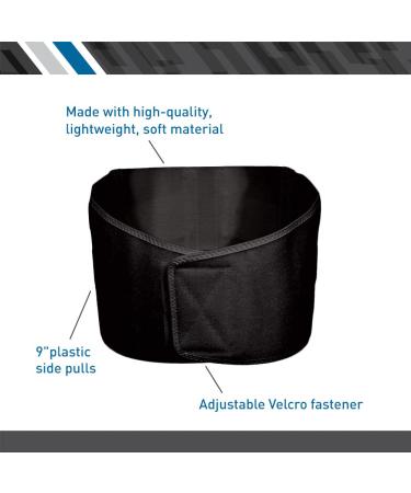 BodyMed Sure-Fit Two-Pull Lumbosacral Support - Black Regular | Lower Back Stabilizer for Core Muscle Support - All-Day Comfort for Home Office & Gym - Buy Online on GoSupps.com