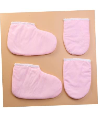 Beavorty 2 Pairs Paraffin Wax Gloves Wax Care Insulated Mittens Paraffin Wax Mittens bath mitt Paraffin Foot cover Beauty Gloves heated glives Thermal Heated Mitt warm gloves heater thicken - Buy Online on GoSupps.com