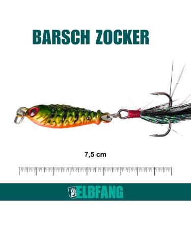elbfang 4 Perch Zocker Set - Mini Pilker Bait for Vertical Fishing | Quality Jig Spinner Wobbler Spinjig | International Shipping - Buy Online on GoSupps.com