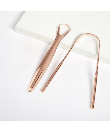 Yawdil Reusable Stainless Steel Tongue Scraper - Fresh Breath Oral Hygiene Tool (2 Pack) for International Shipping - Buy Online on GoSupps.com