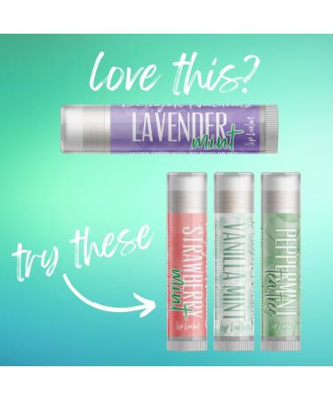 Delight Naturals Lavender & Mint Lip Balm - Three Pack 3 Pack - Buy Online on GoSupps.com