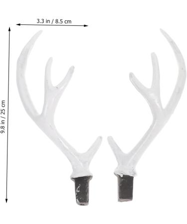 FELTECHELECTR 2 Pairs headband headgear Accessories supplies Charm decorate crafts DIY Simulated Antlers Component hair clips DIY Antlers Crafts accessories manual props Headband DIY Antlers - Buy Online on GoSupps.com