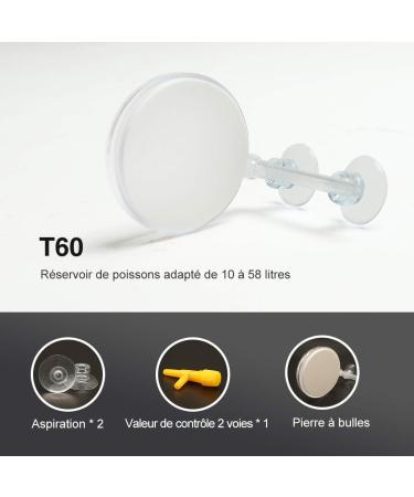 Boxtech Nano Bubble Air Stone Kit - Super Quiet Diffuser for Aquariums & Hydroponics | 60mm Oxygen Enhancer with Control Valve - Buy Online on GoSupps.com