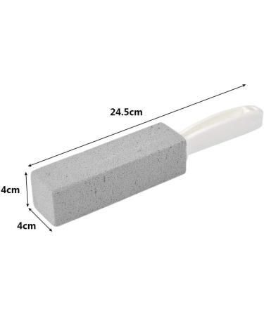 Voarge 2-Piece Cleaning Brush Set for Stones & Tiles - Foot Care Toilet & Salt Cleaning Brush for Kitchen Bathroom & Spa - Buy Online on GoSupps.com