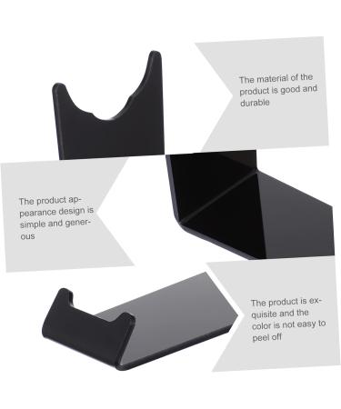 Frcolor Clear Acrylic Razor Stand for Men - Handmade Shaving Holder - Durable Black Display Stand (11x8.5x4.5cm) - International Shipping Available - Buy Online on GoSupps.com