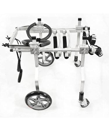 Dog Wheelchair for Hind Legs Lightweight Pet Exercise Wheels for Handicapped Dog Rehabilitation Cart 4 Wheels Adjustable Assisted Walk Car Easy Assemble for Weight 2-5.5Pounds XX - Small - Buy Online on GoSupps.com
