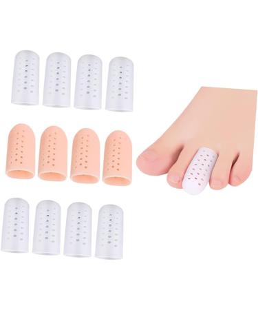 Lurrose Silicone Gel Toe Separators & Protectors - 6 Pairs | Toe Sleeves for Ingrown Toes & Corns | Assorted Colors - 4.3x1.7cm - Buy Online on GoSupps.com