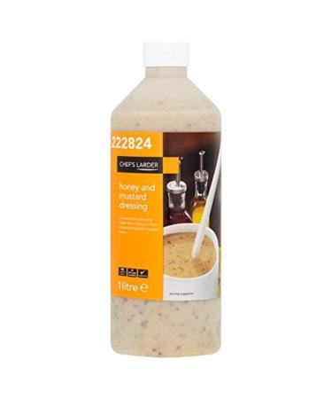 Chef's Larder Honey & Mustard Dressing - 1 Litre Honey and Mustard 1 l (Pack of 1)