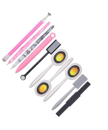 AUklOPVZZ Effortlessly Stunning Nail Designs With Magnetic Nail Polish Tools Easy To Carry And Store Metal Nail Magnetic Tool Set