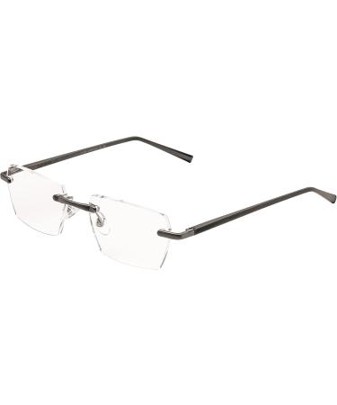 Foster Grant Eye Care Lomond Reading Glasses - Gunmetal | Stylish & Comfortable Prescription Options - Buy Online on GoSupps.com