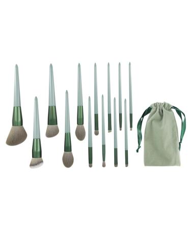 minkissy 1set Makeup Brush Set Face Powder Brush Tapered Brush Wooden Foundation Brush Eyeshadow Eyeliner Brush Blending Powder Mix Artificial Fiber Wooden Handle Brush Miss