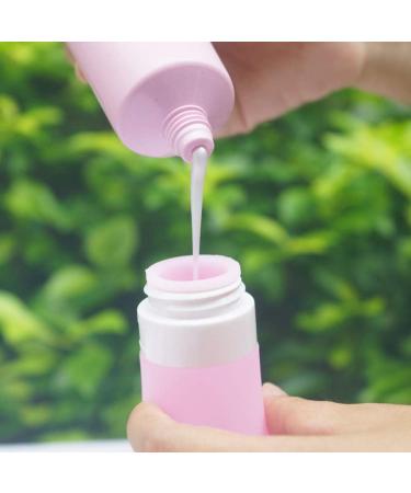 Buy 5-Part Silicone Travel Bottle Set - Leak-Proof Portable Refill Bottles with Carabiner | Perfect for Liquid Soap & Toiletries - 38 ml - Buy Online on GoSupps.com