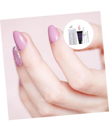 Healeved 2 Sets Nail Extension Glue Set Nail Builder Gel Kit Manicure Kit Manicure Extension Gel Manicure Nail Art Lamp Nail Enhancement Trial Kit Nail Kits Nail Lamp Plastic Strengthen - Buy Online on GoSupps.com
