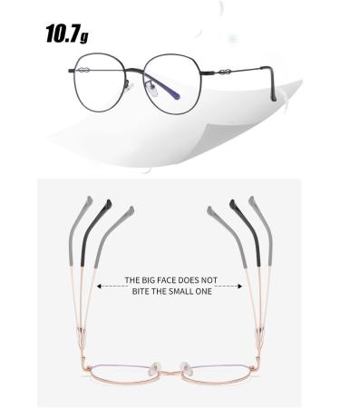 Buy Flydo Blue Light Filter Glasses for Women | Stylish Blue Light Blocking Glasses for Computer TV and Gaming | Protect Your Eyes from Digital Strain | Black & Silver Options Available - Buy Online on GoSupps.com