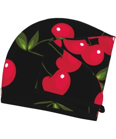 Cherry Microfiber Hair Towel - Soft Super Absorbent Quick Dry Hair Wrap for Women | Coral Velvet Cap for Long Curly & Thick Hair - Buy Online on GoSupps.com